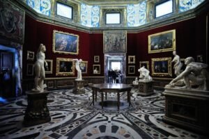 pinturas e estátuas Galerias Uffizi, Galeria, Museu, pinturas italianas
