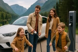carro elétrico, família